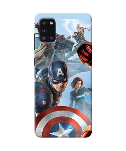 Avengers On The Sky Samsung A31 Back Cover