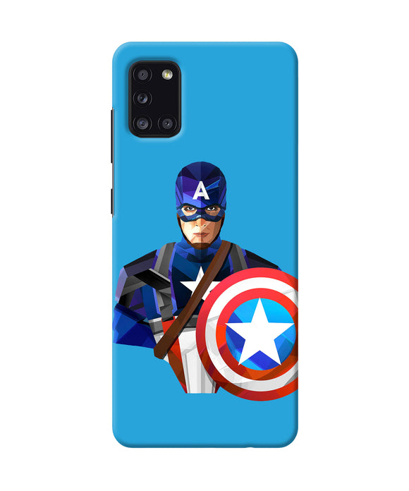 Captain America Character Samsung A31 Back Cover