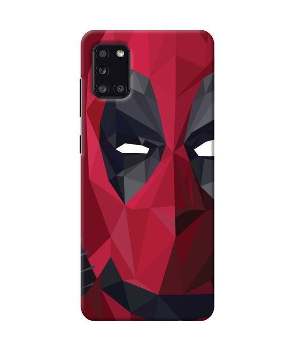 Abstract Deadpool Half Mask Samsung A31 Back Cover