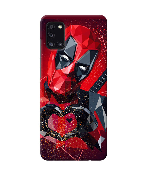 Deadpool Love Samsung A31 Back Cover