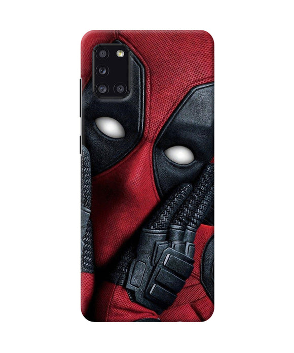 Thinking Deadpool Samsung A31 Back Cover