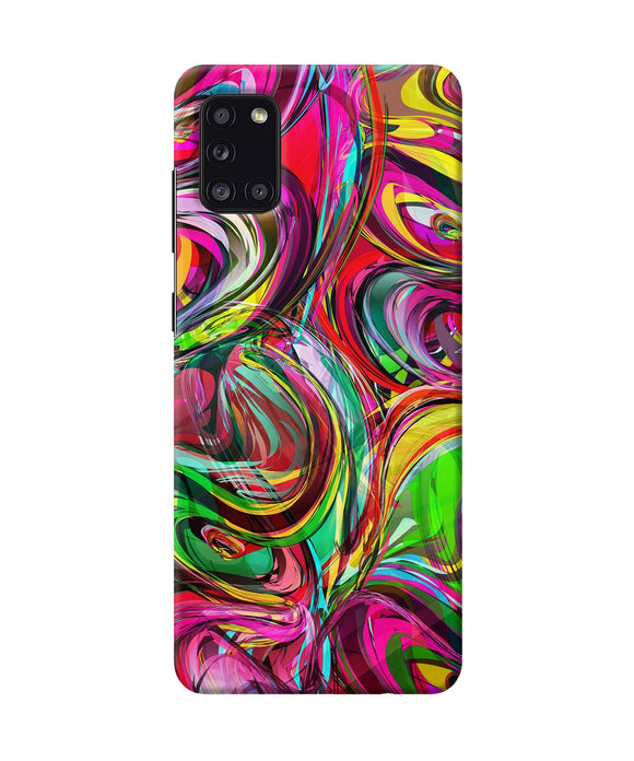 Abstract Colorful Ink Samsung A31 Back Cover