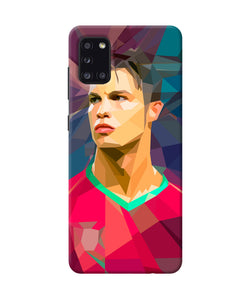 Abstract Ronaldo Samsung A31 Back Cover