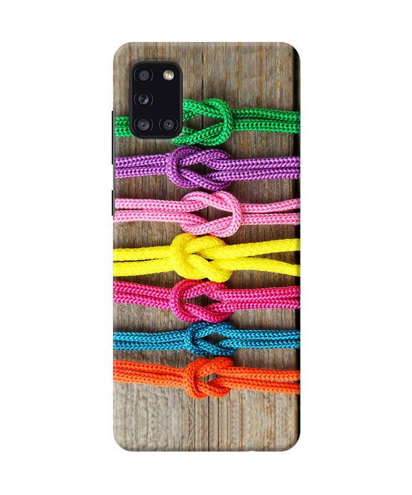 Colorful Shoelace Samsung A31 Back Cover