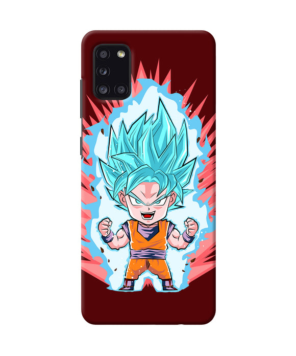 Goku Little Character Samsung A31 Back Cover