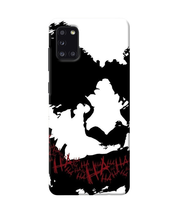 Black And White Joker Rugh Sketch Samsung A31 Back Cover