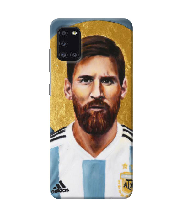 Messi Face Samsung A31 Back Cover