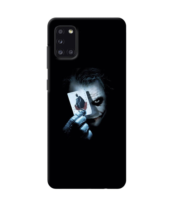 Joker Dark Knight Card Samsung A31 Back Cover