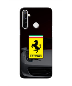 White Ferrari Realme Narzo 10 Real 4D Back Cover