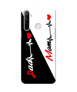 Mom Dad Heart Line Realme Narzo 10 Back Cover