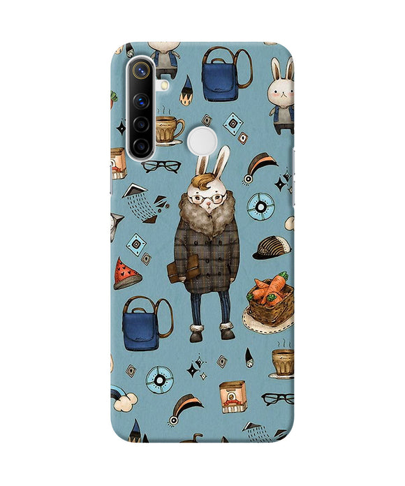 Canvas Rabbit Print Realme Narzo 10 Back Cover