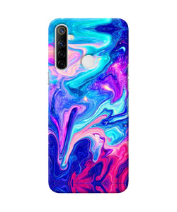 Abstract Colorful Water Realme Narzo 10 Back Cover