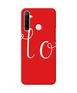 Love One Realme Narzo 10 Back Cover