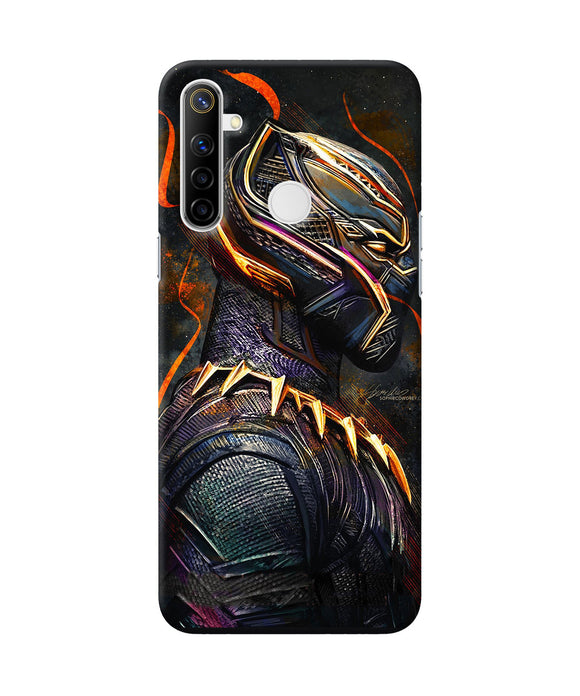 Black Panther Side Face Realme Narzo 10 Back Cover