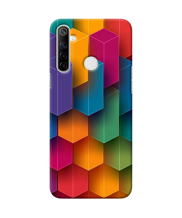 Abstract Rectangle Print Realme Narzo 10 Back Cover