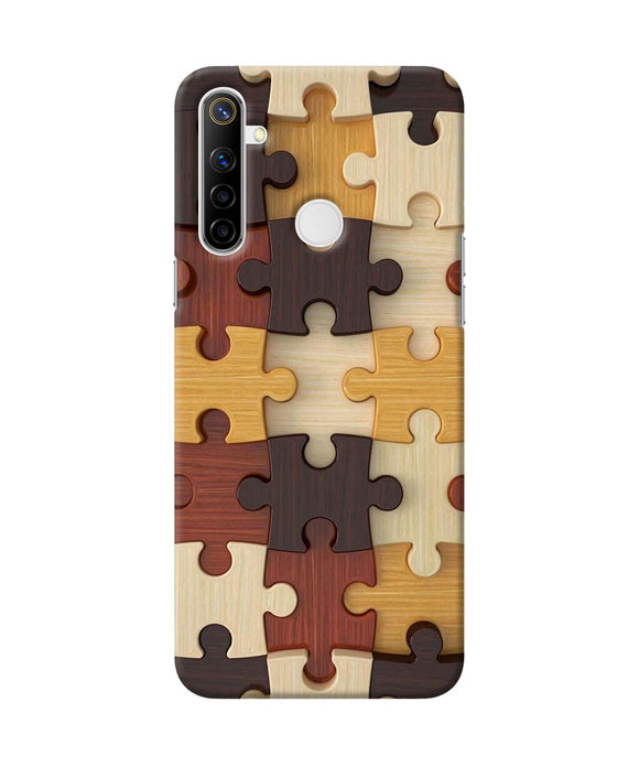 Wooden Puzzle Realme Narzo 10 Back Cover