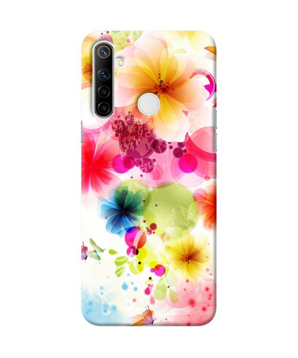 Flowers Print Realme Narzo 10 Back Cover