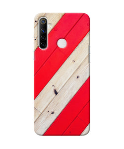 Abstract Red Brown Wooden Realme Narzo 10 Back Cover