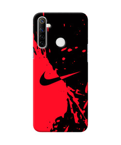 Nike Red Black Poster Realme Narzo 10 Back Cover