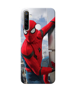 Spiderman On The Wall Realme Narzo 10 Back Cover