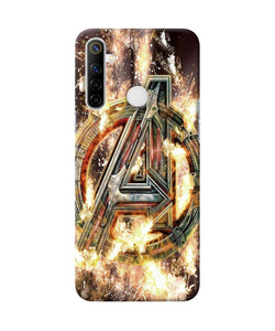 Avengers Burning Logo Realme Narzo 10 Back Cover