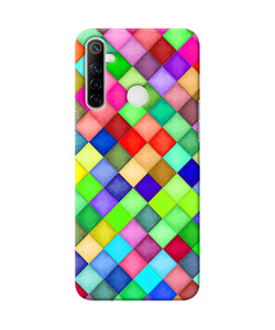 Abstract Colorful Squares Realme Narzo 10 Back Cover