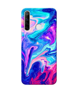 Abstract Colorful Water Realme Narzo 10 Back Cover