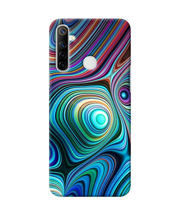 Abstract Coloful Waves Realme Narzo 10 Back Cover