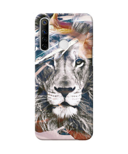 Lion Poster Realme Narzo 10 Back Cover