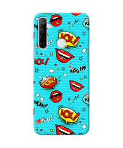 Lol Lips Print Realme Narzo 10 Back Cover