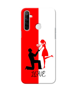 Love Propose Red And White Realme Narzo 10 Back Cover