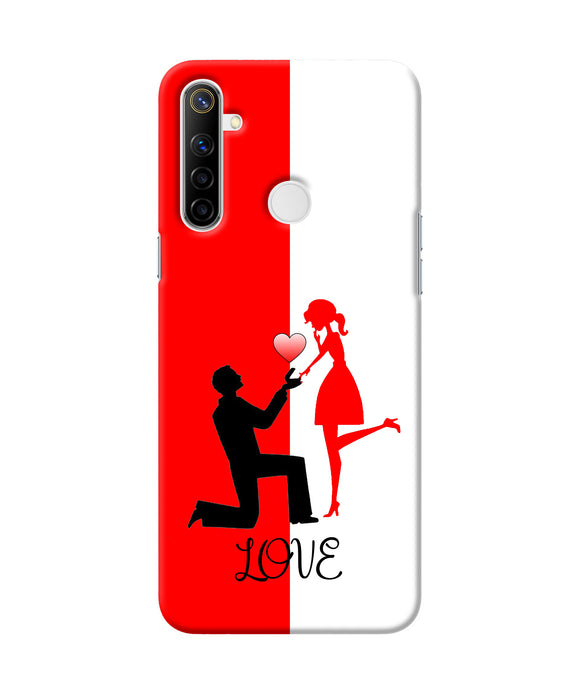 Love Propose Red And White Realme Narzo 10 Back Cover