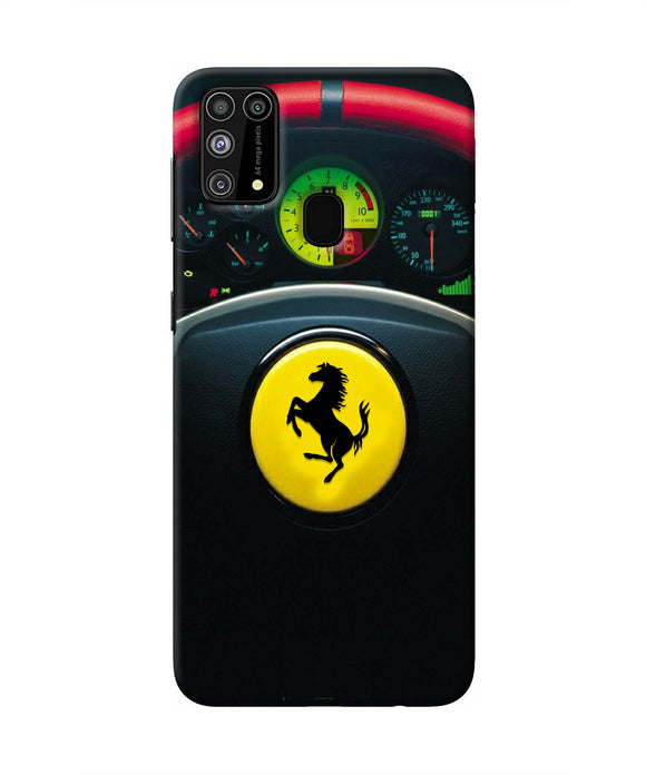 Ferrari Steeriing Wheel Samsung M31/F41 Real 4D Back Cover