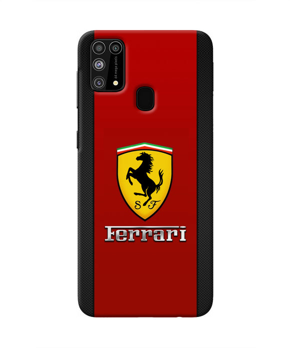 Ferrari Abstract Maroon Samsung M31/F41 Real 4D Back Cover