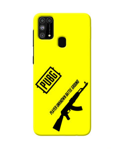 PUBG AKM Gun Samsung M31/F41 Real 4D Back Cover