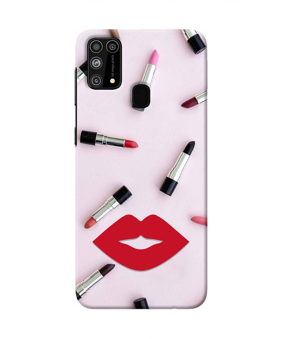 Lips Lipstick Shades Samsung M31/F41 Real 4D Back Cover