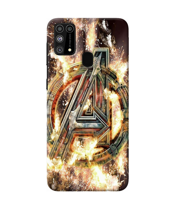 Avengers Burning Logo Samsung M31 / F41 Back Cover