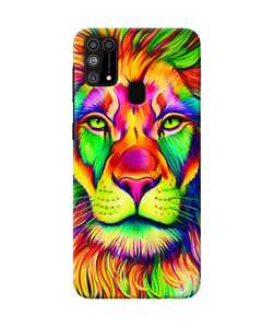 Lion Color Poster Samsung M31 / F41 Back Cover