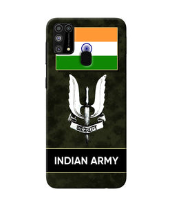 Indian Flag Balidan Logo Samsung M31 / F41 Back Cover