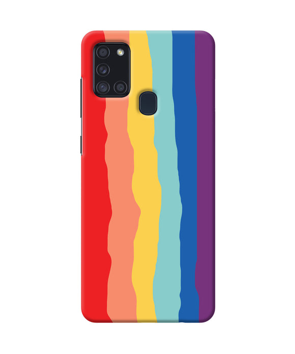 Rainbow Samsung A21s Back Cover