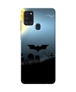 Batman Scary cemetry Samsung A21s Real 4D Back Cover