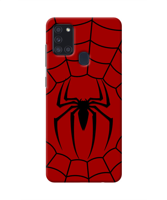 Spiderman Web Samsung A21s Real 4D Back Cover