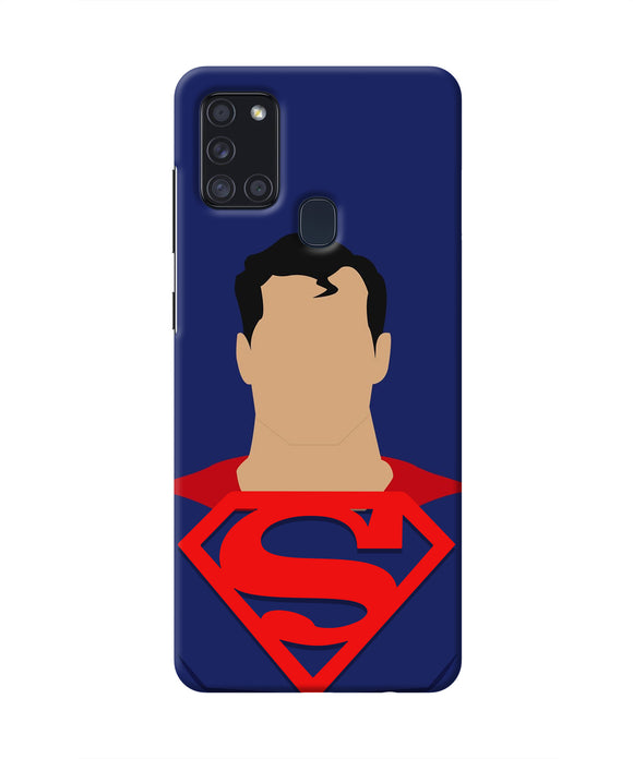 Superman Cape Samsung A21s Real 4D Back Cover