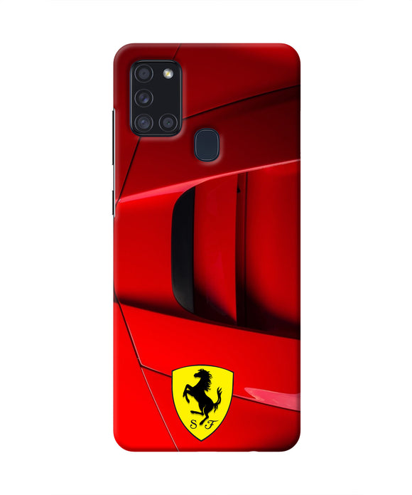 Ferrari Car Samsung A21s Real 4D Back Cover