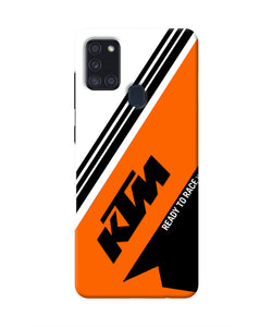 KTM Abstract Samsung A21s Real 4D Back Cover