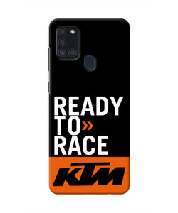 KTM Ready To Race Samsung A21s Real 4D Back Cover