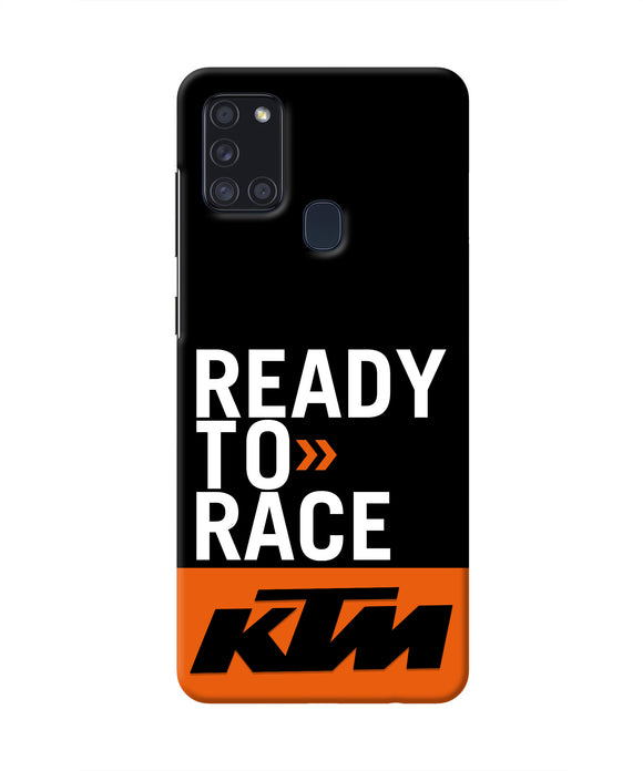 KTM Ready To Race Samsung A21s Real 4D Back Cover