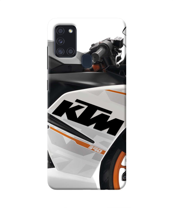 KTM Bike Samsung A21s Real 4D Back Cover