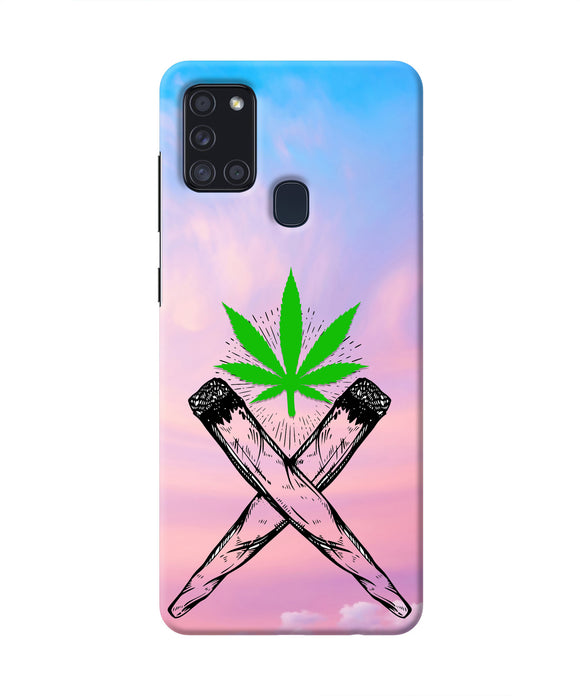 Weed Dreamy Samsung A21s Real 4D Back Cover