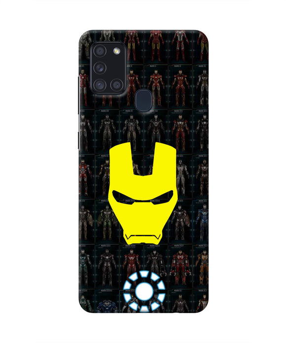 Iron Man Suit Samsung A21s Real 4D Back Cover